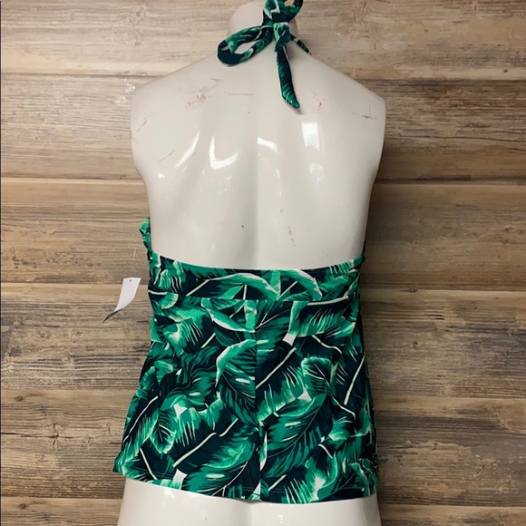 Tropical Escape Tie Front Tankini Swim NWT - Picture 3 of 3